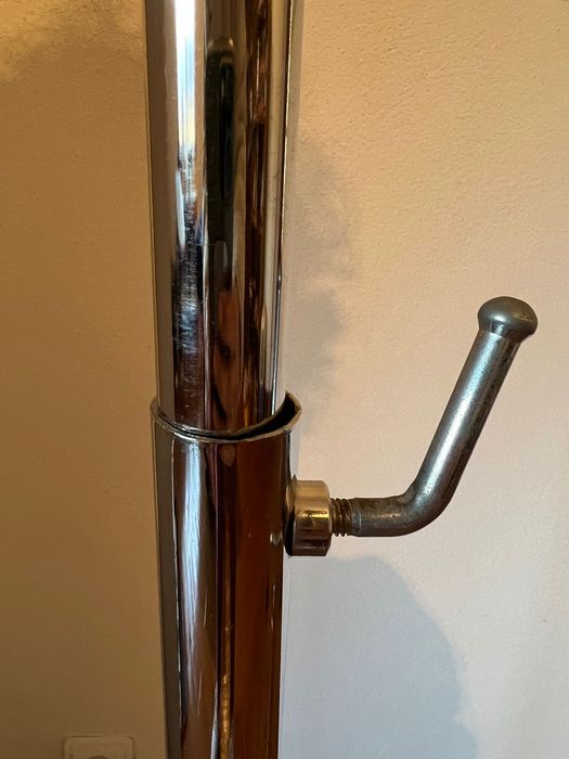 Cabide, suporte para roupa, inox