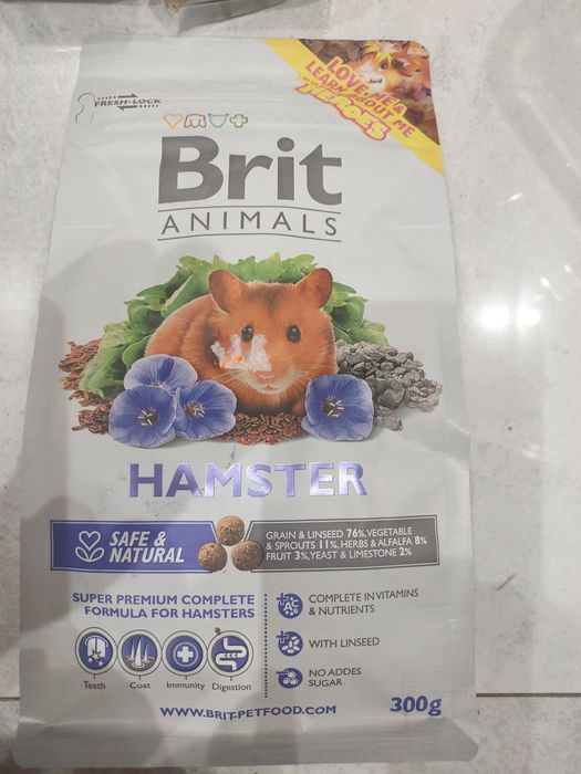 Trociny I karma dla chomika