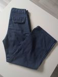 Damskie szerokie spodnie jeans dzwony r 27