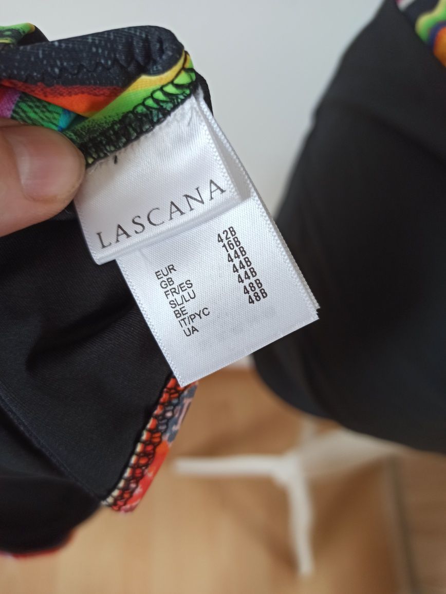 Lascana strój kąpielowy damski jednoczęściowy nowy 40 42 l xl czarny