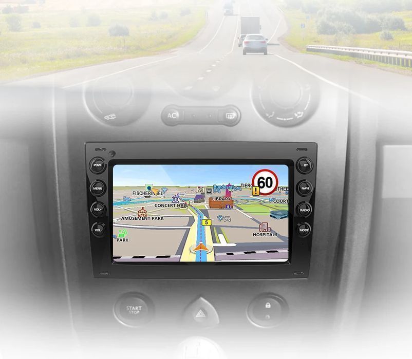 Radio do Renault Megane 2 od 2002 - 2009 CarPlay i Android Auto