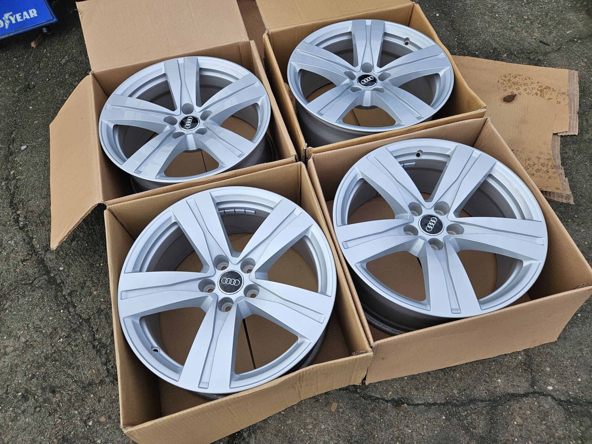 Felgi aluminiowe 5x112 8j et 25 66.6 18" AUDI a4 a5 a6 q5