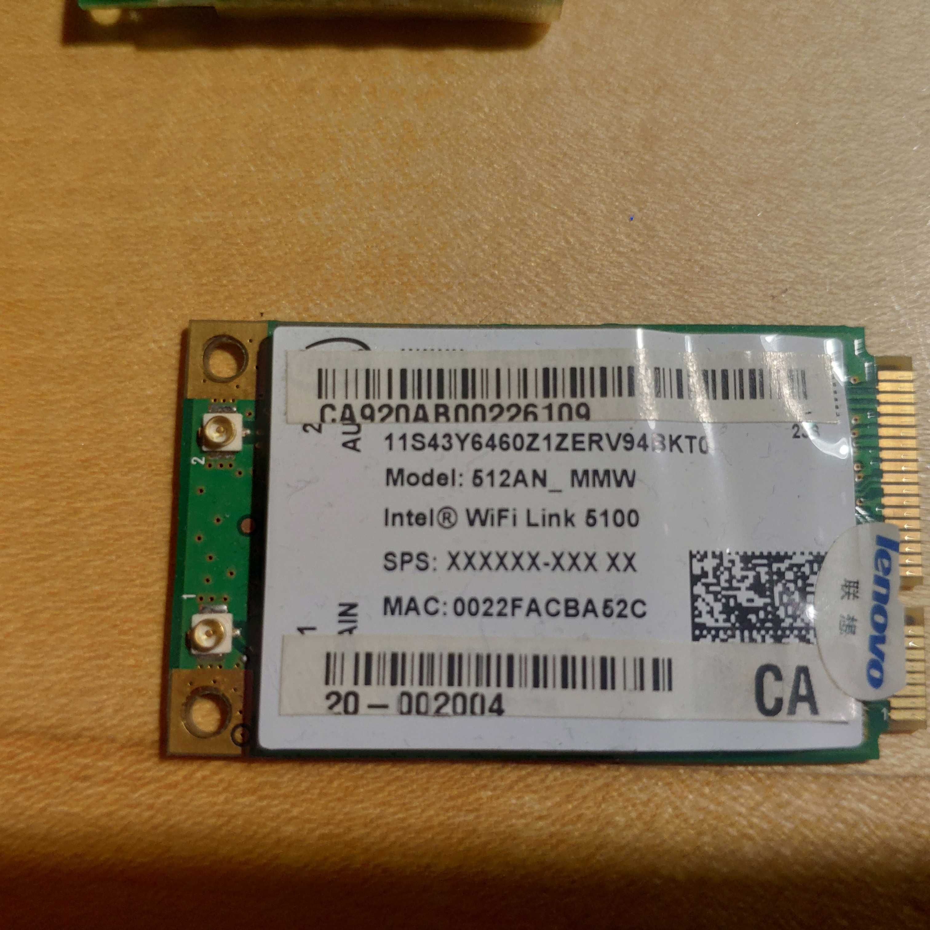 Intel WiFi Link 5100 karta sieciowa laptop