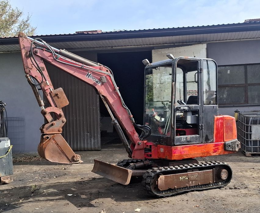 Minikoparka 2800kg 3lyzki transport