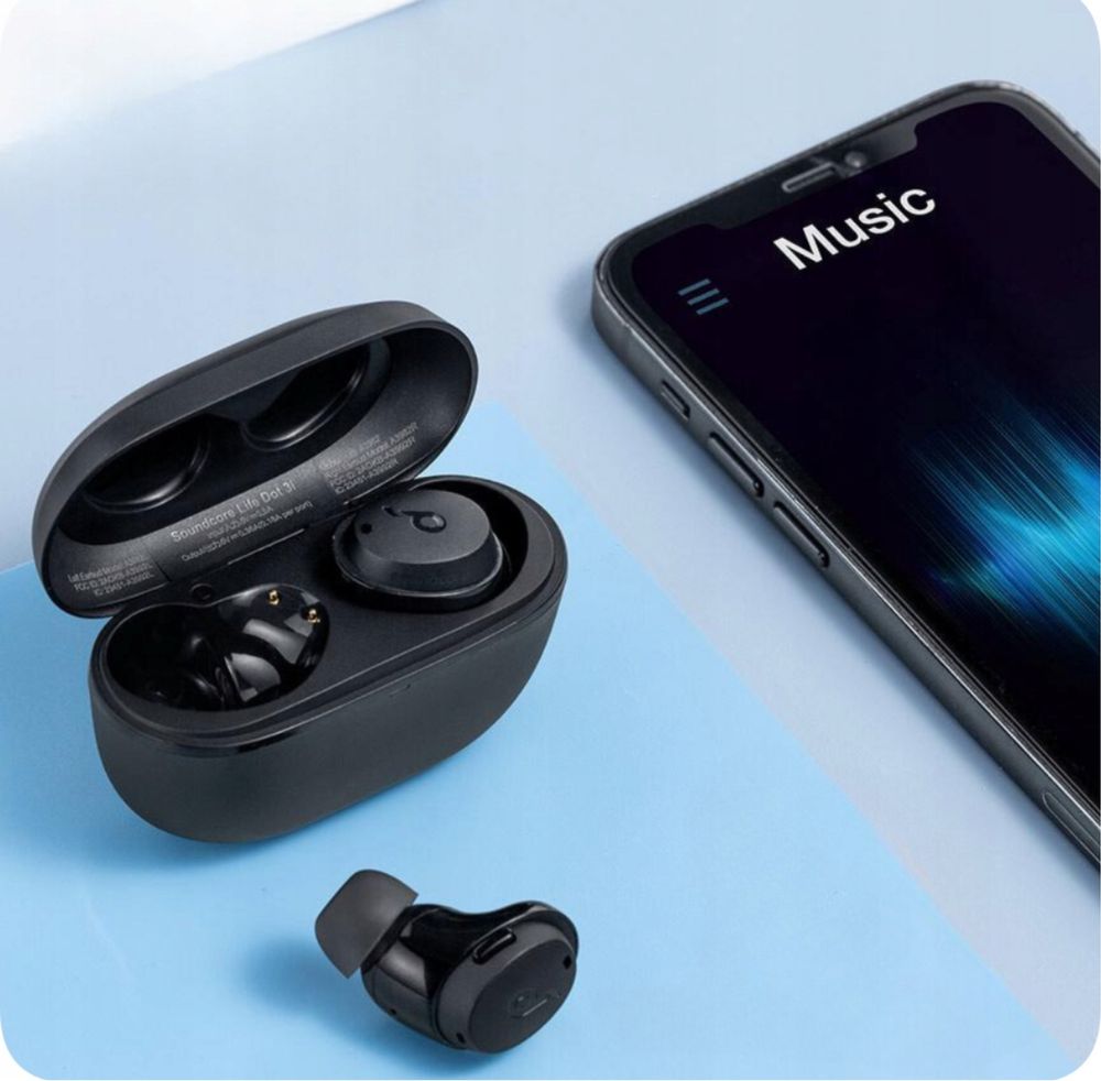 Soundcore Dot 3i Bluetooth 5.2 Czarne Słuchawki bezprzewodowe