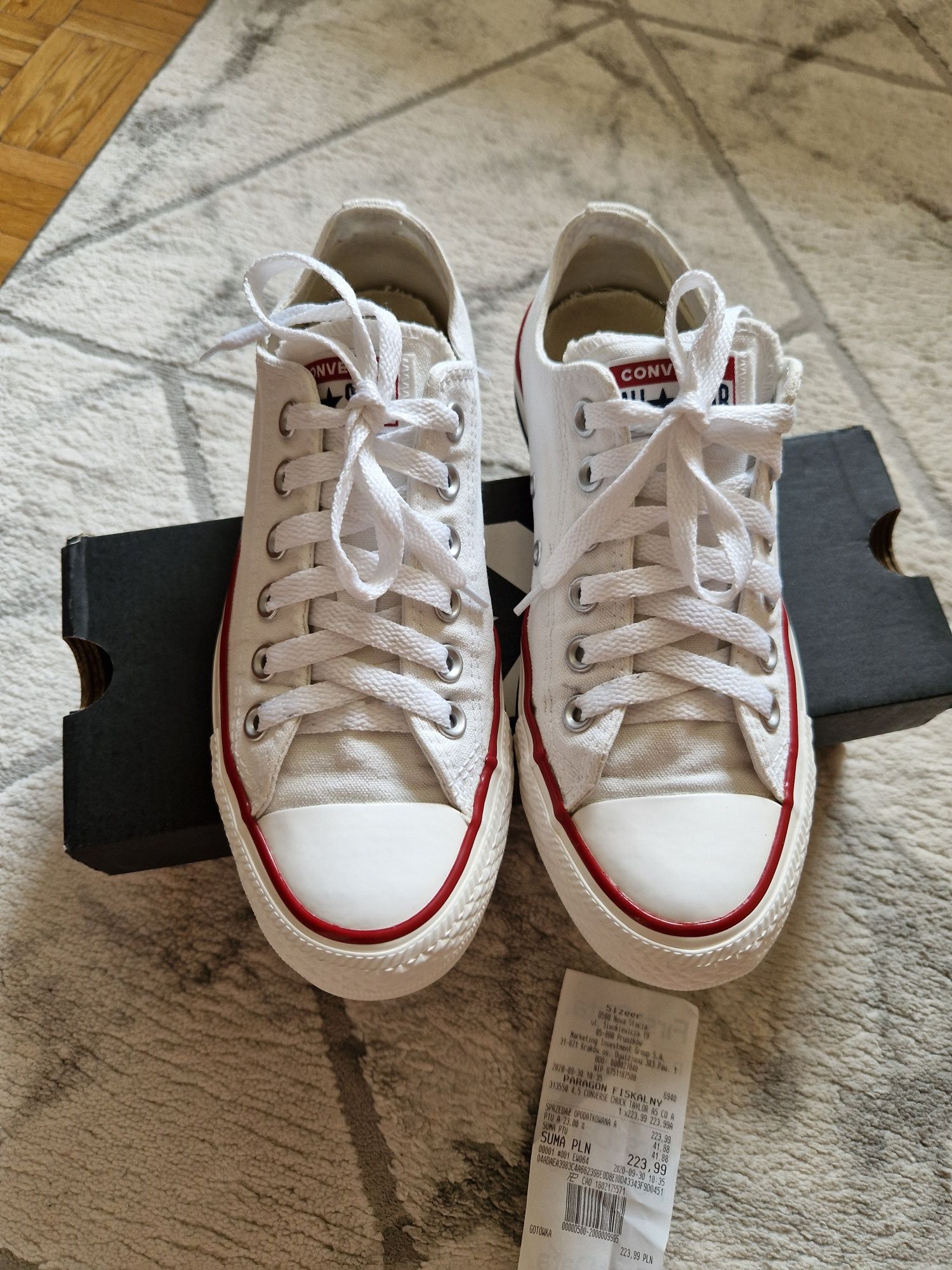 BIAŁE oryginalne trampki CONVERSE roz 37
