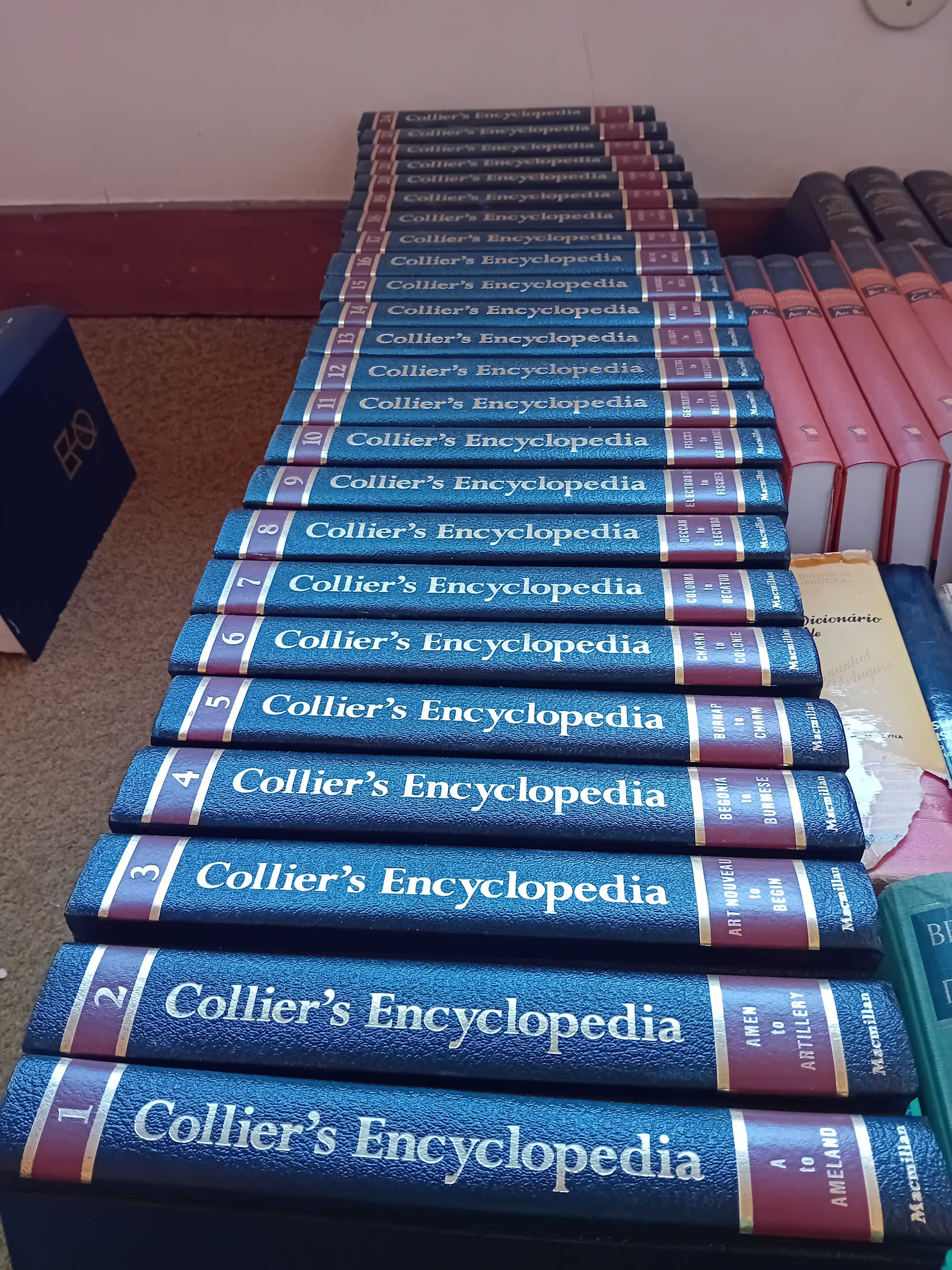 Collier's Encyclopedia 24 volumes