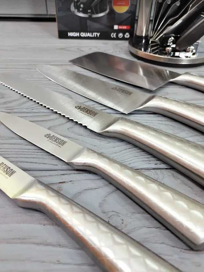 Набор кухонных ножей Benson BN-415. Кухонные ножи Benson