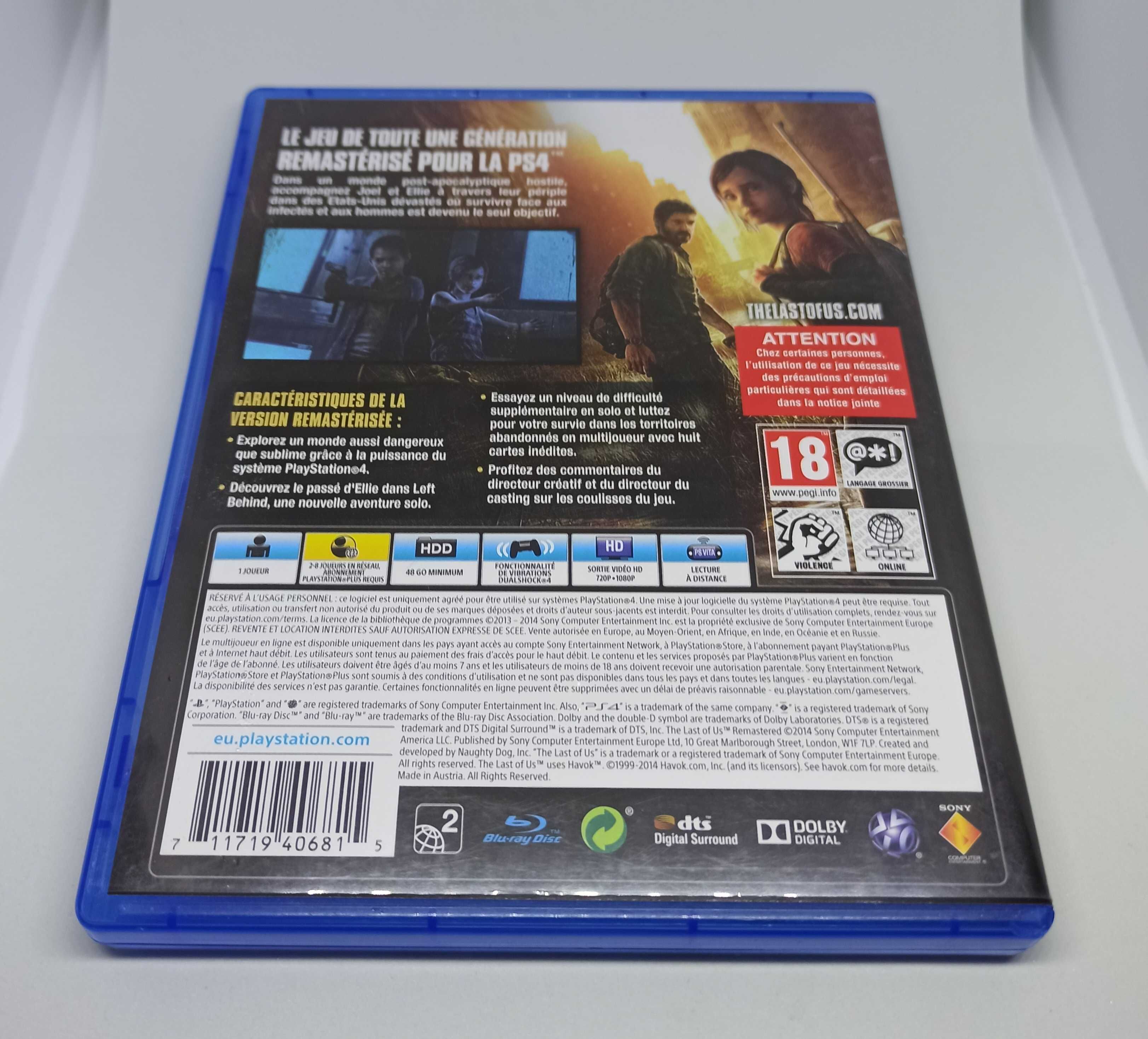 The Last of Us Remastered - PS4 - PS5 - Portes Grátis