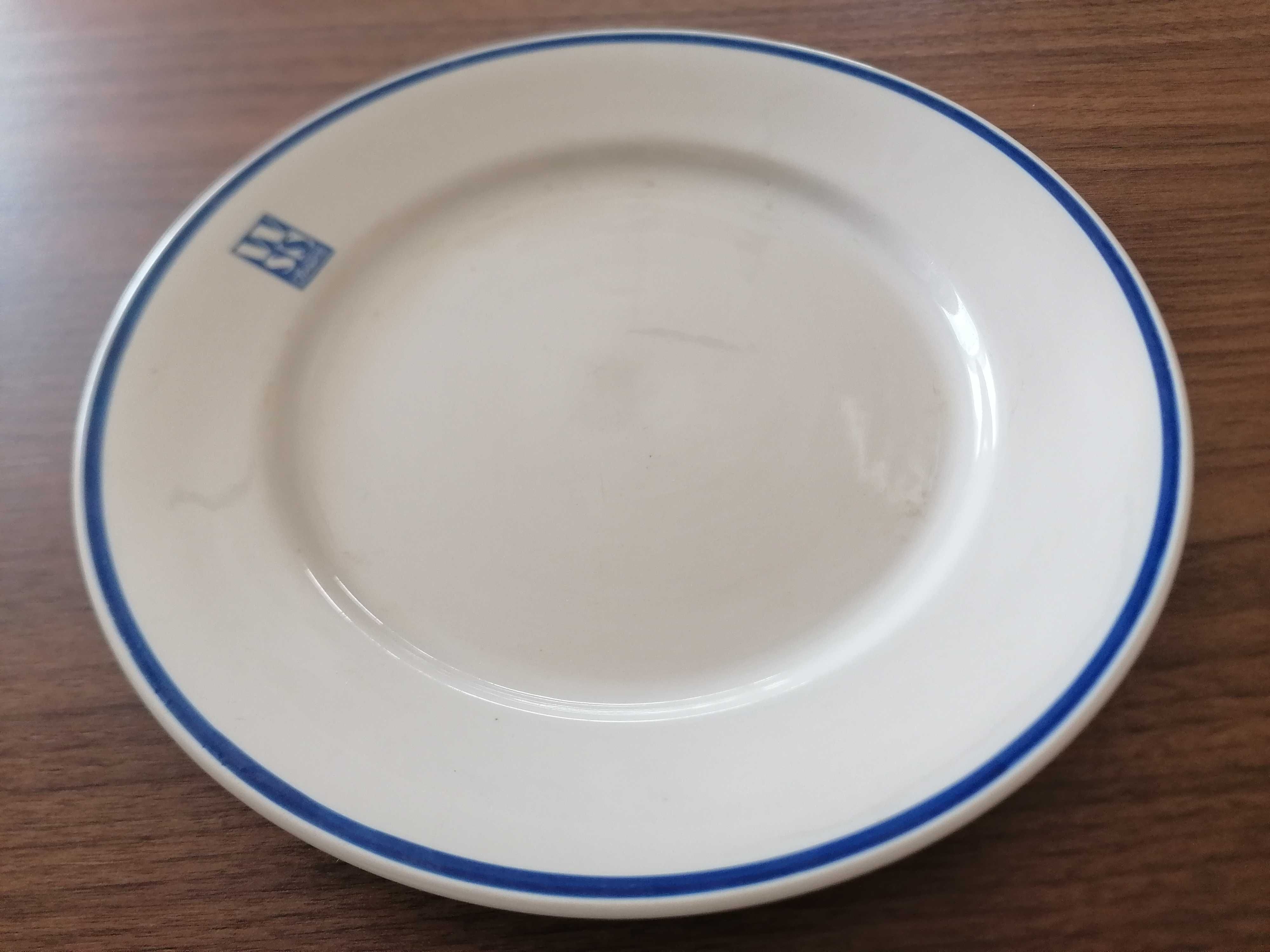 Talerz płytki obiadowy WSS Społem porcelana Lubiana