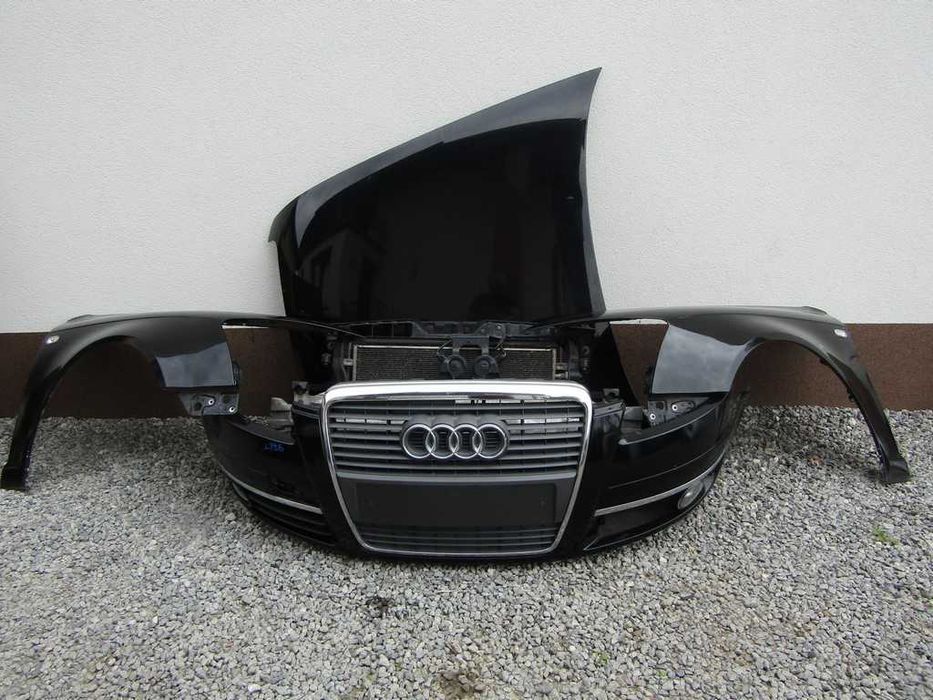 Audi A6 C6 LY9B maska zderzak przedni przód pas komplet