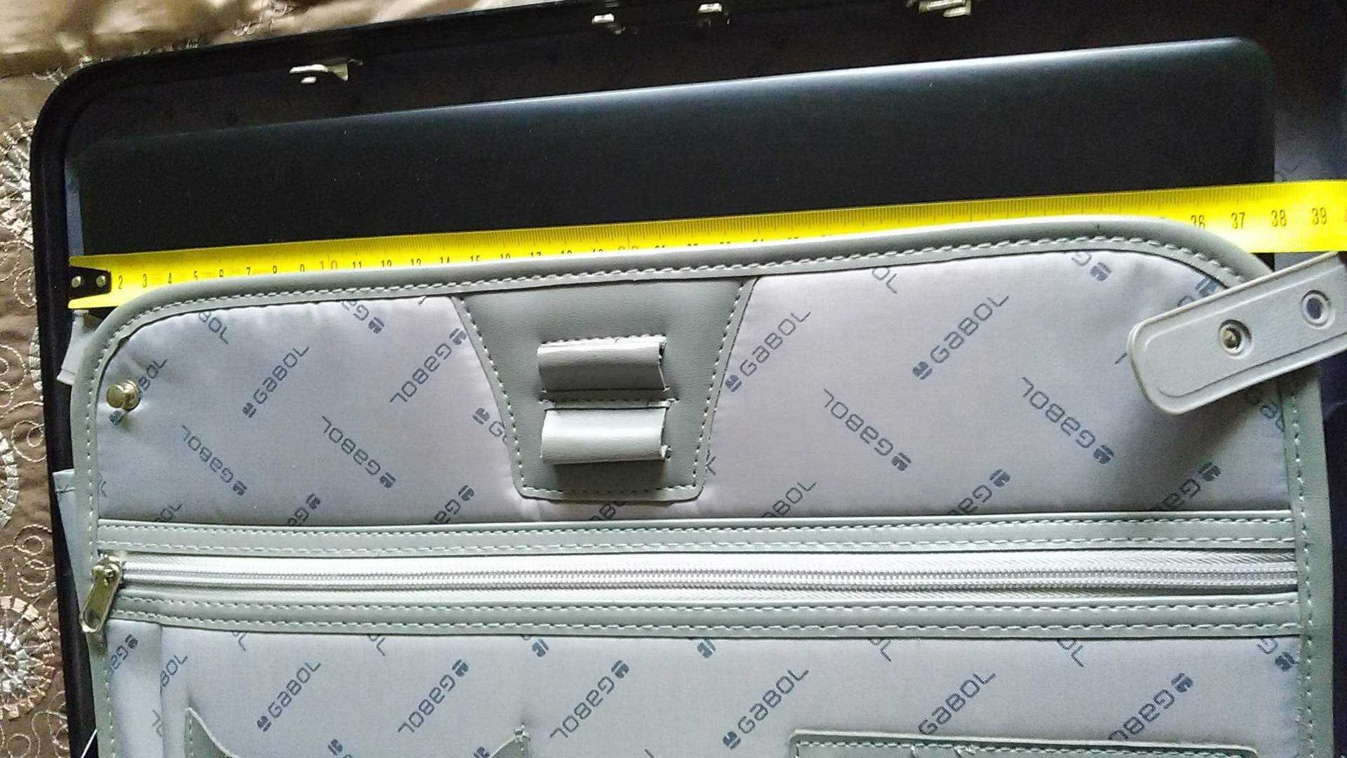 Aktówka neseser Gabol tworzywo, z zamkiem szyfrowym 44x32x9 na laptopa