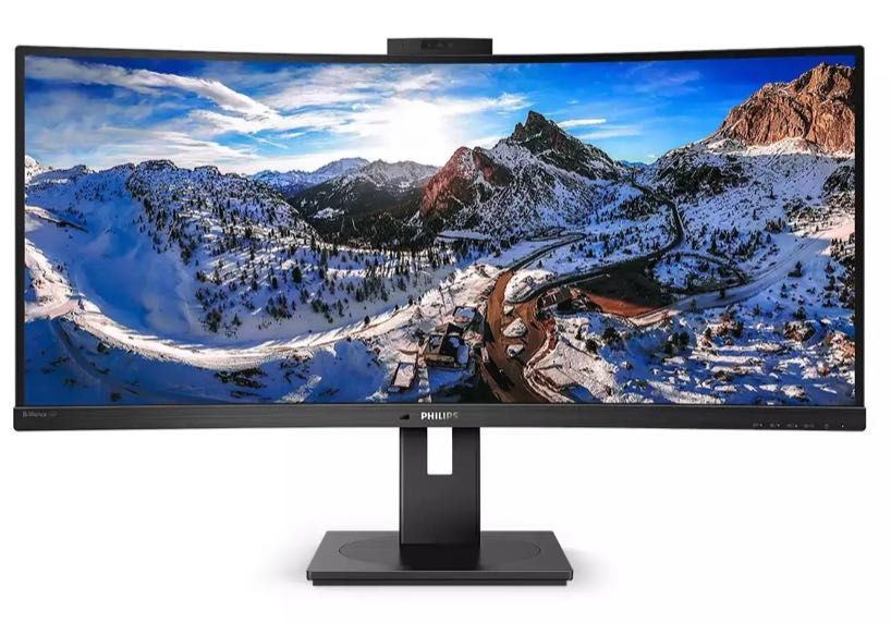 Monitor Philips 34" Pline 346P1CRH/00 zakrzywiony - stan bdb 2 sztuki