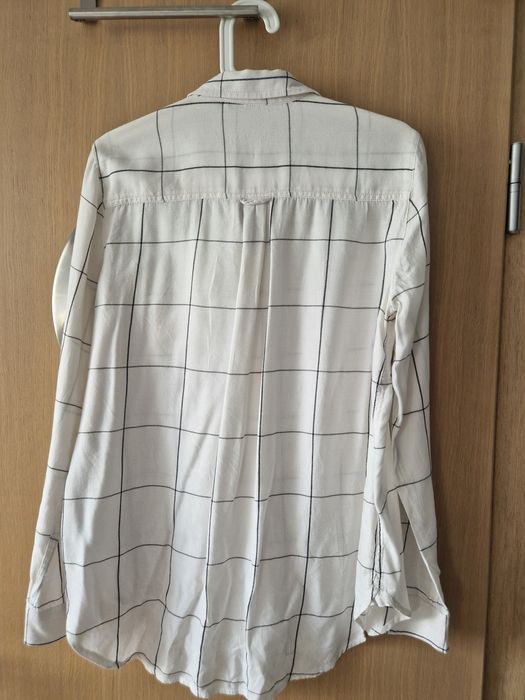 Koszula flanelowa Biała w kratkę