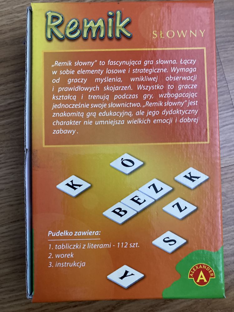 Gra Remik slowny mini - firmy Alexander