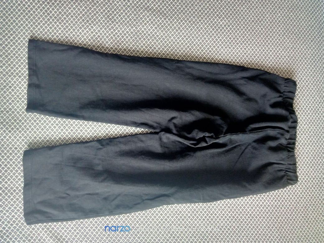 Czarne eleganckie dresowe spodnie