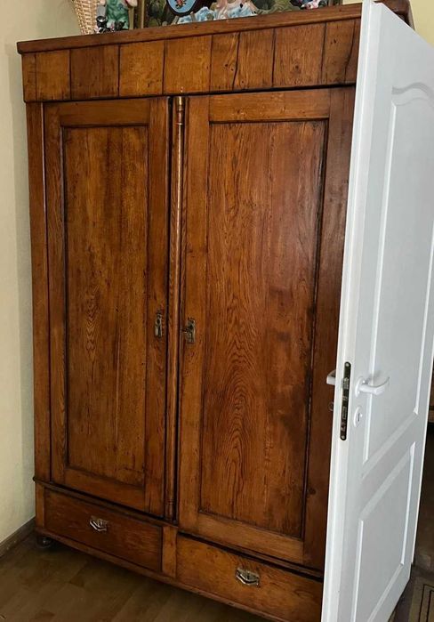 Szafa dwudrzwiowa drewniana antyk