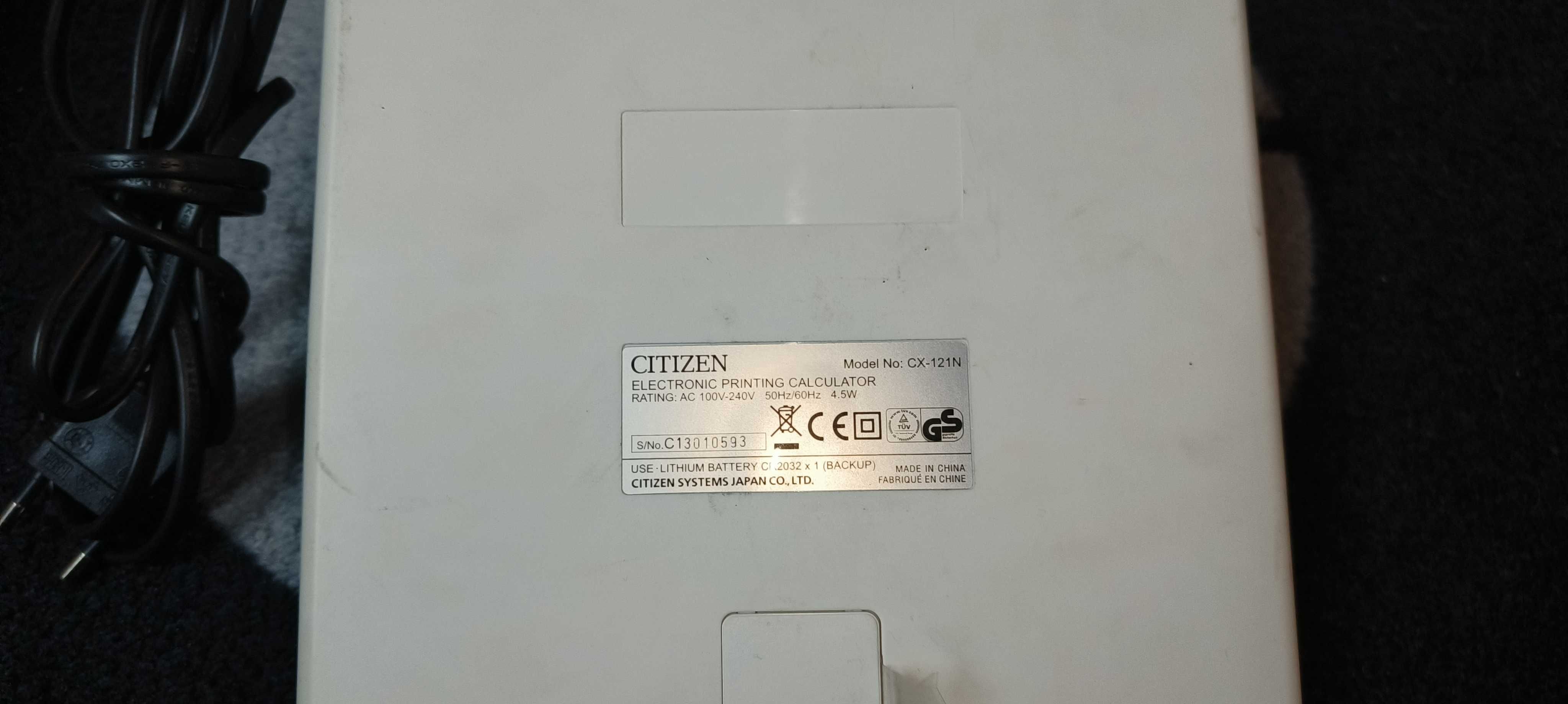 Kalkulator z drukarką Citizen CX-121N