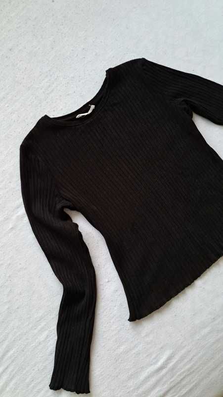 czarny sweter swetr sweterek prążkowany nowy nieużywany Reserved 38 M