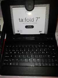 Capa com teclado para tablet 7"