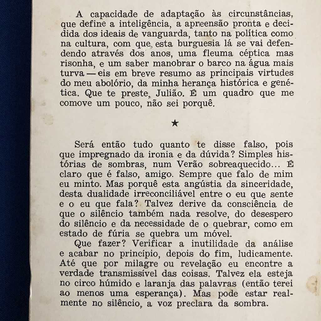 Américo Guerreiro de Sousa ONDE CAI A SOMBRA (assinado - 1.ª ed.)