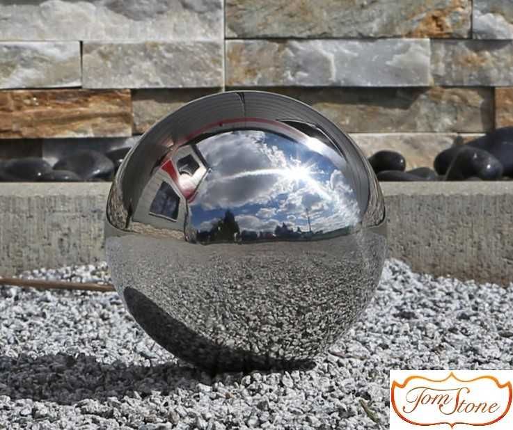 FONTANNA OGRODOWA, KULA ŚR 120 CM ze stali nierdzewnej Fontanny, Kule
