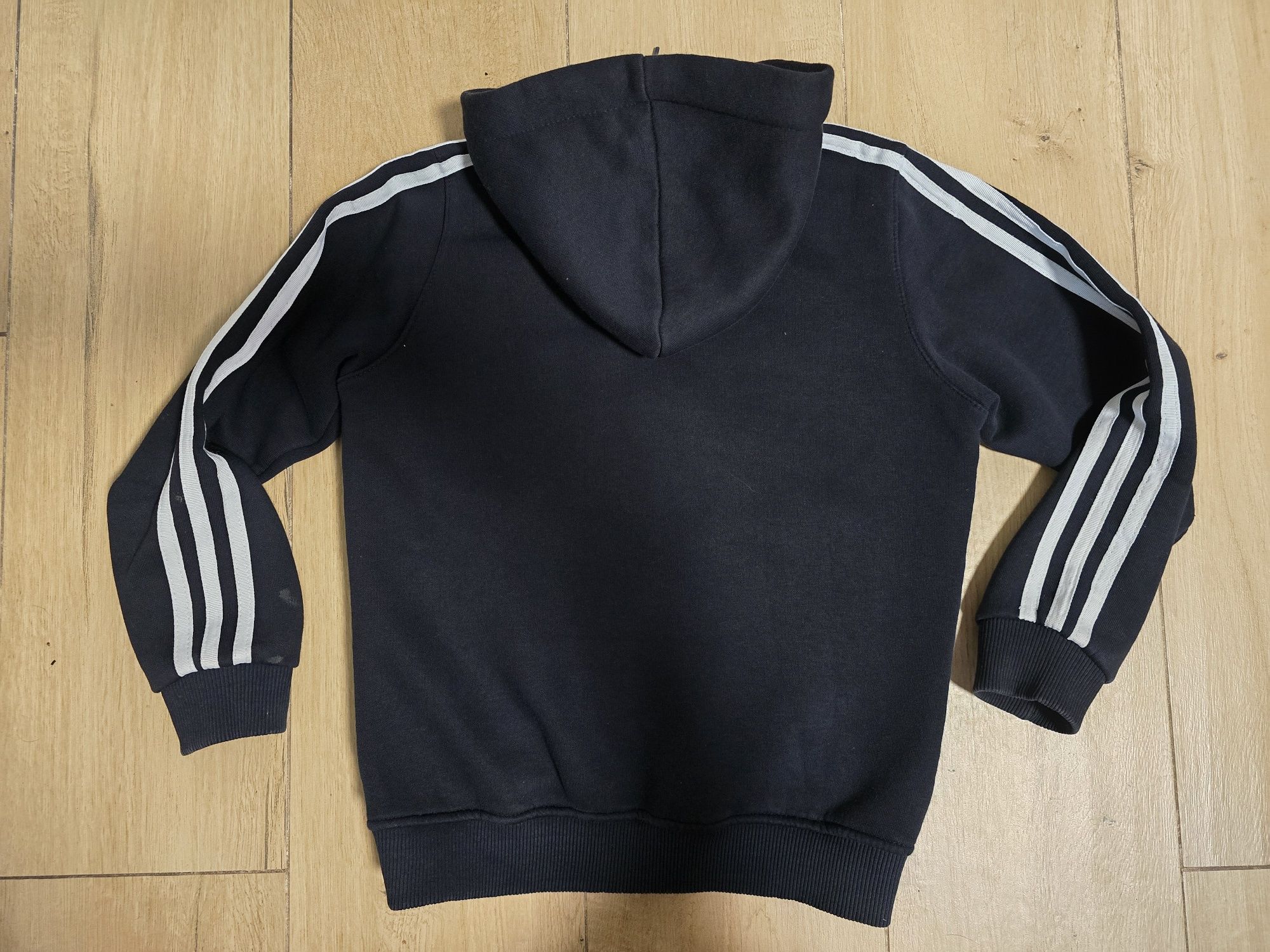 Adidas ciepła bluza z kapturem rozm.134-140