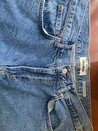 джинси pull and bear синього кольору basic standard fit 40 розмір сині