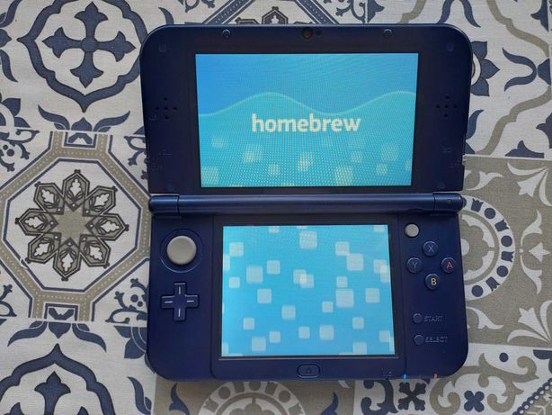 New Nintendo 3DS XL Metallic Blue Luma CFW IPS