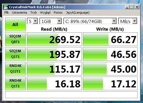 dysk SSD 80GB INTEL 1.8 cala