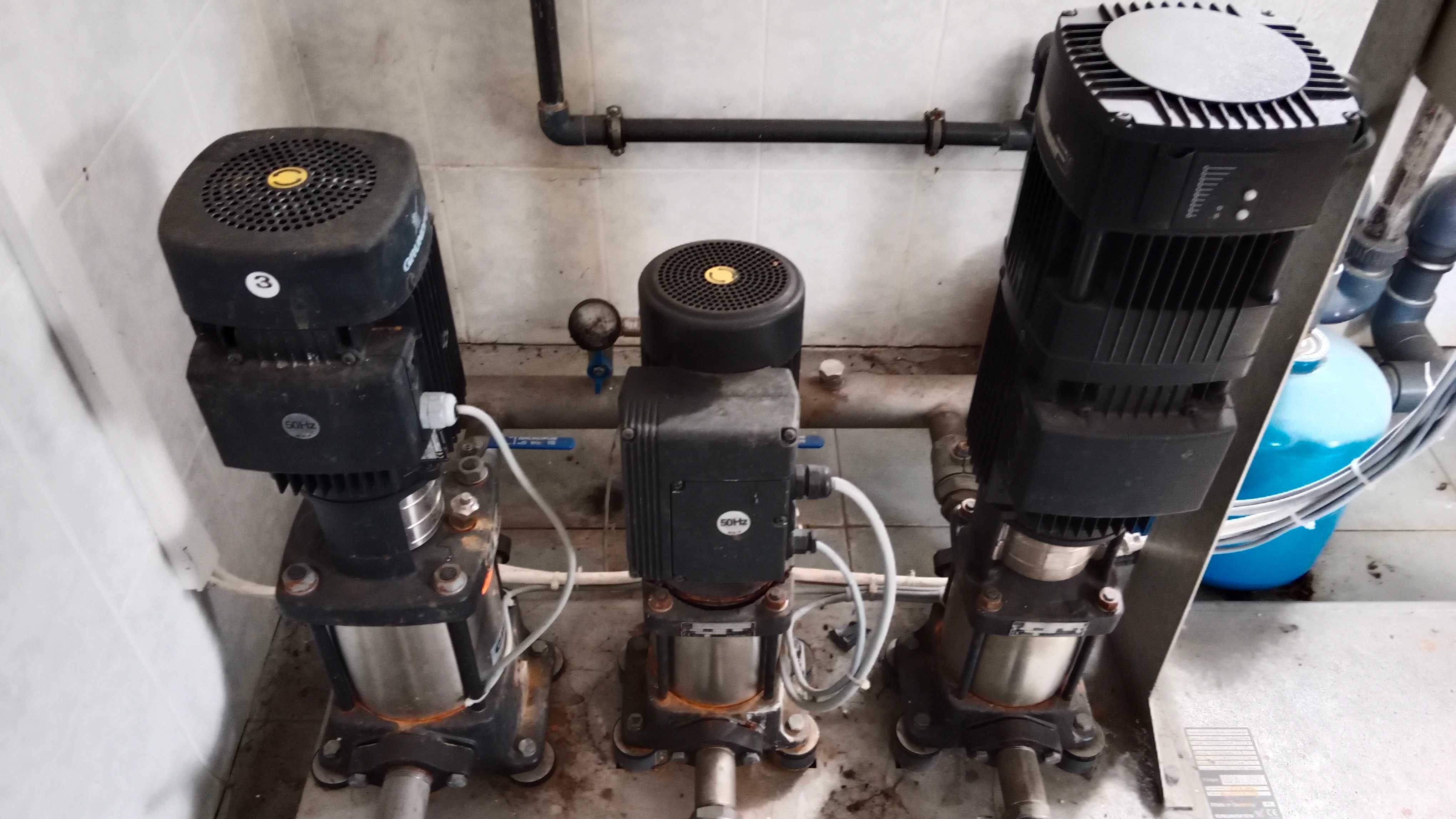 stacja uzdatniania wody filtr eurowater pompa grundfos sterowanie