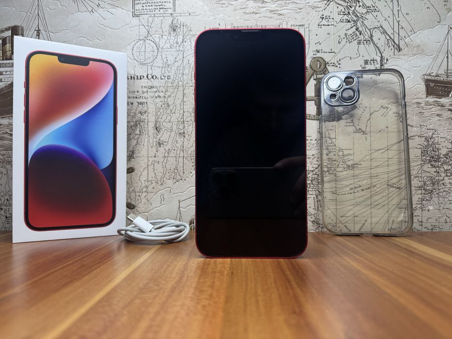 iPhone 14 Plus • JAK NOWY! • ETUI | KABEL | SZKŁO