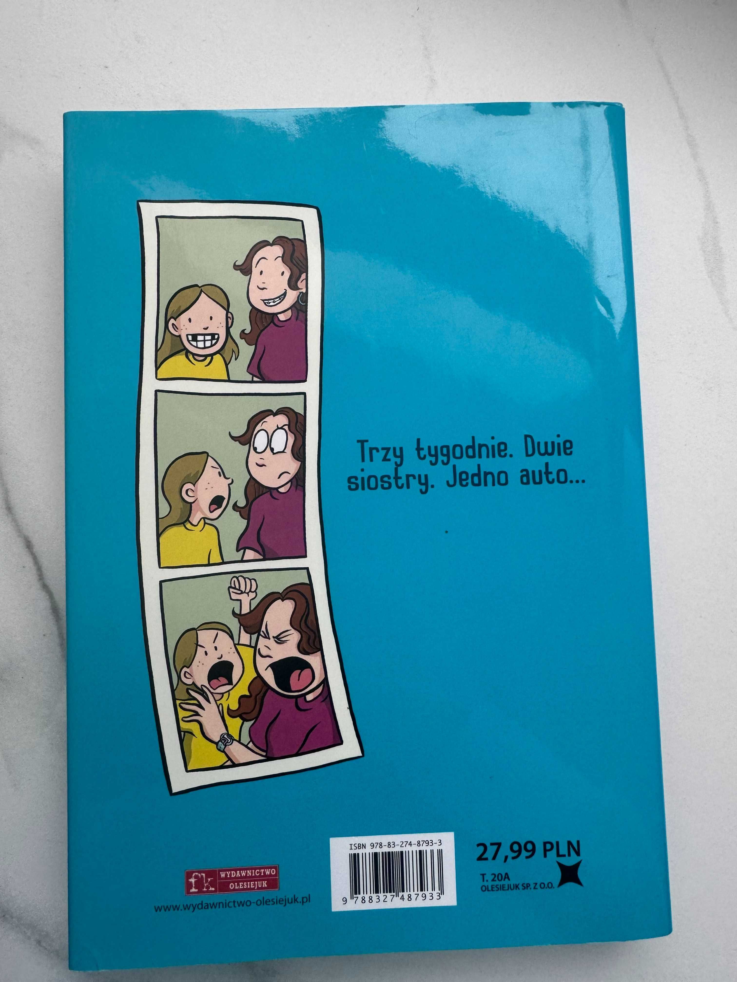 Książka komiks Siostry Raina Telgemeier