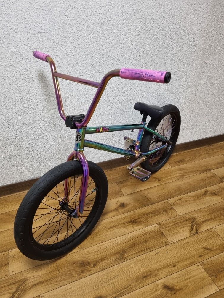 BMX Neomain, 20", petrol, oil slick, składany.