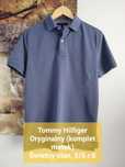 Oryginalny Tommy Hilfiger jak nowa koszulka polo tshirt niebieska r.S