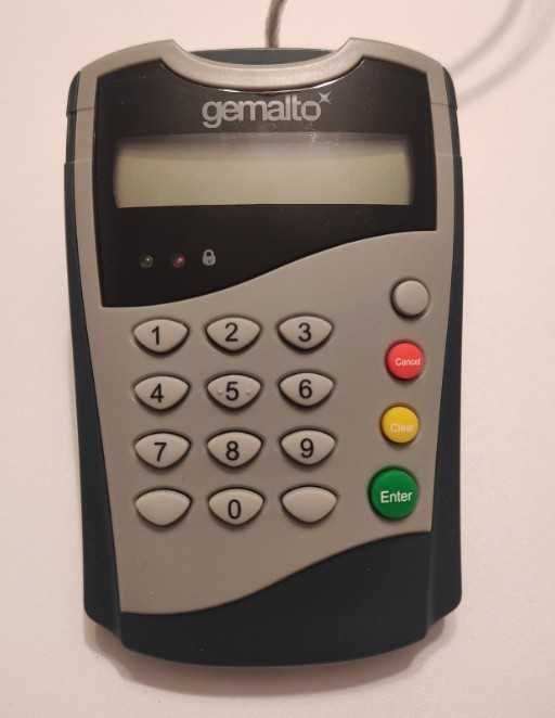 PC PIN Pad reader da Gemalto (cartões com chip)