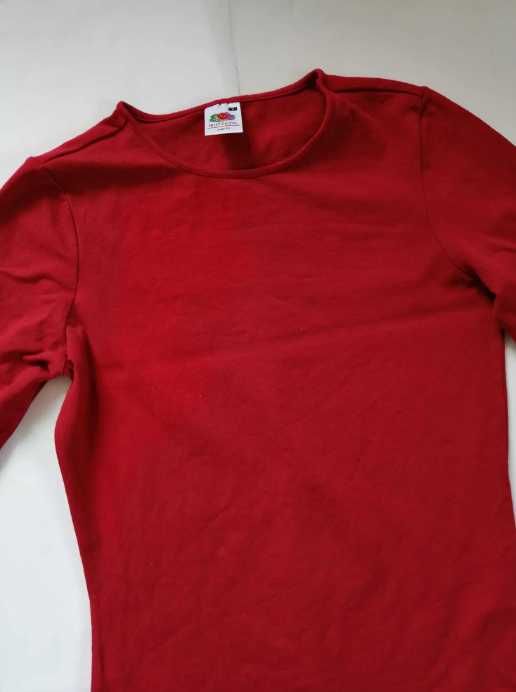 FRUIT OF THE LOOM bluzka czerwona S