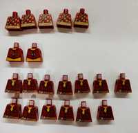 Torsy minifigurek LEGO - 26 sztuk (kolor dark red)