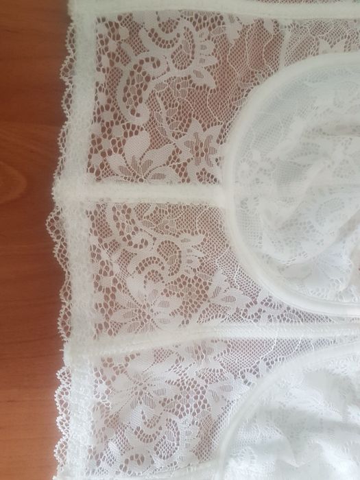 gorset stanik biustonosz Cotton on Body 85B 80C biały NOWY