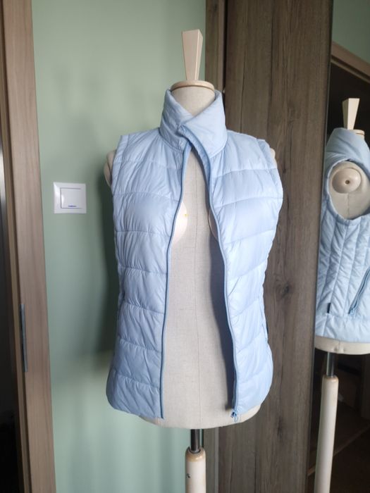 kamizelka baby blue niebieska bezrękawnik M 38