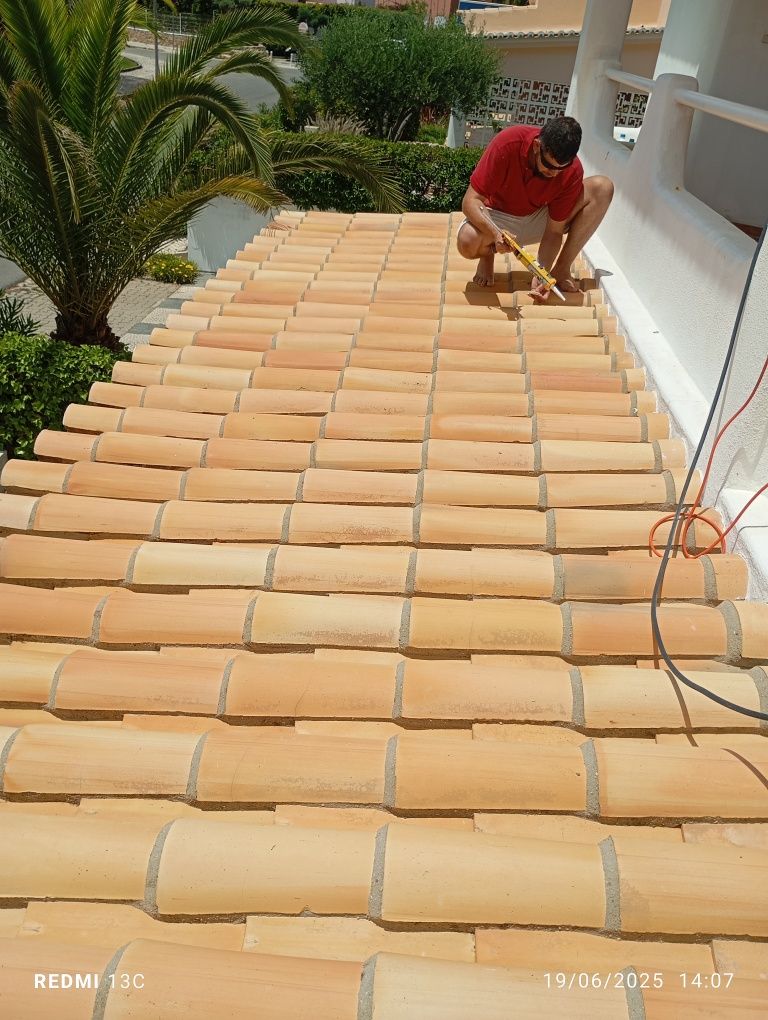 Pinturas e lavagem de telhados