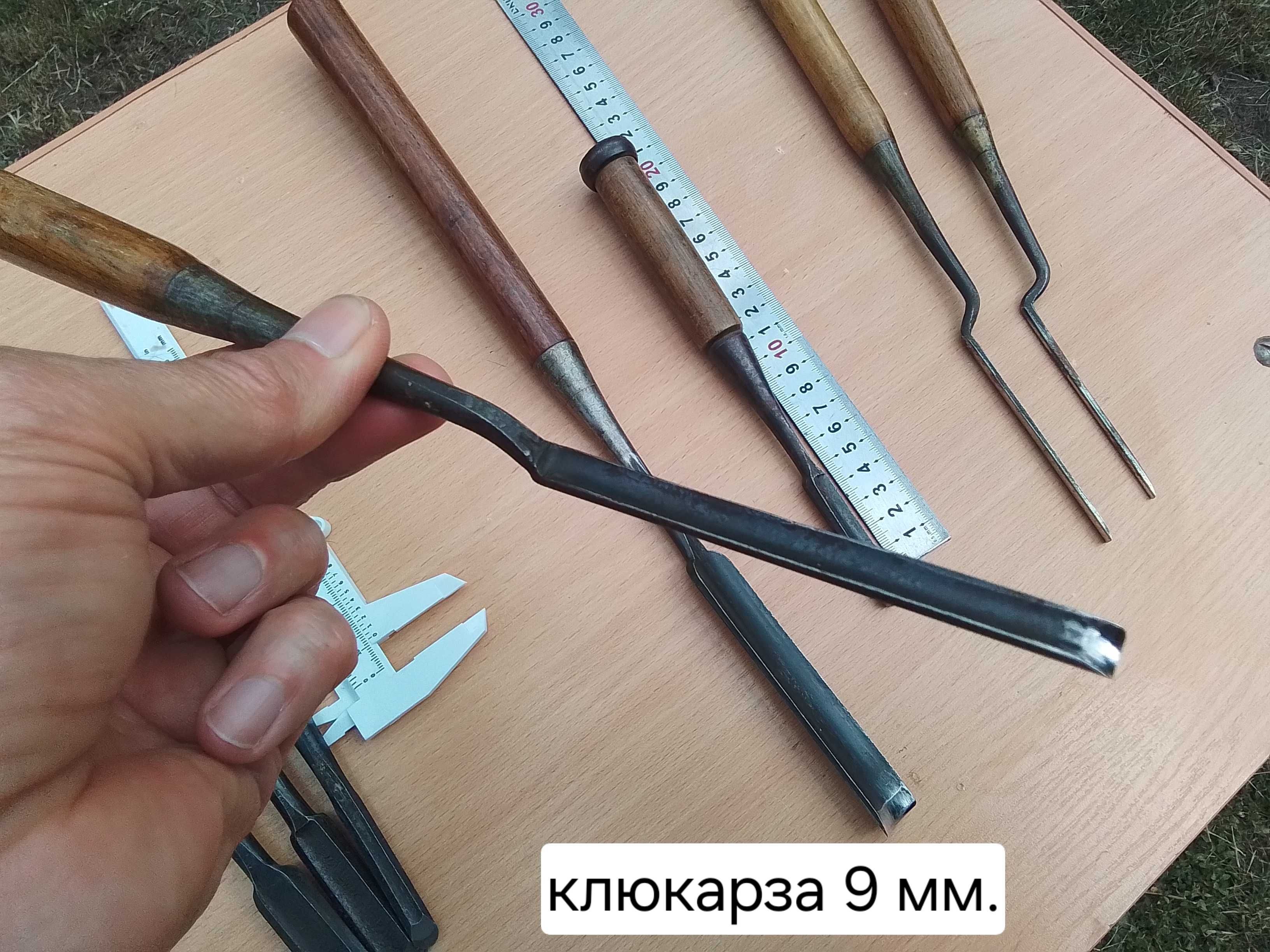 Японський Рубанок, Стамески, Клюкарза, Різці, Фігурні міністамески