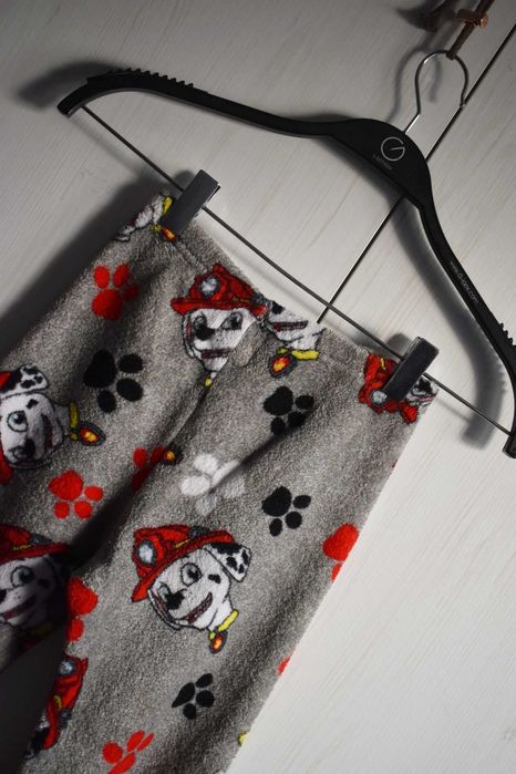 Spodnie piżama 98 104 polarowe Psi Patrol ciepłe pluszowe długie zimow