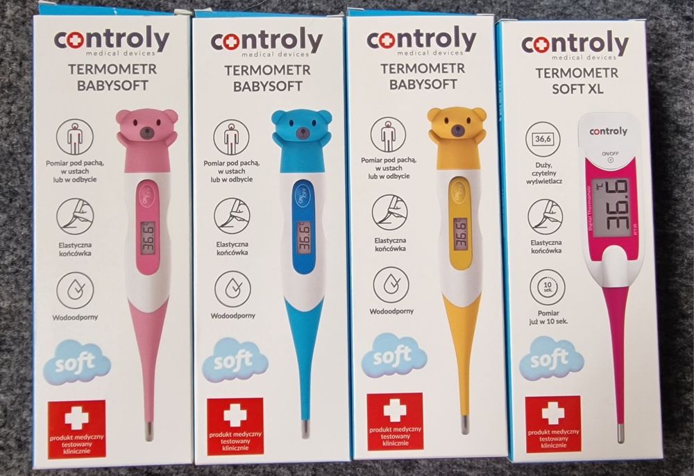 Termometr elektryczny dla dziecka, dorosłego.
