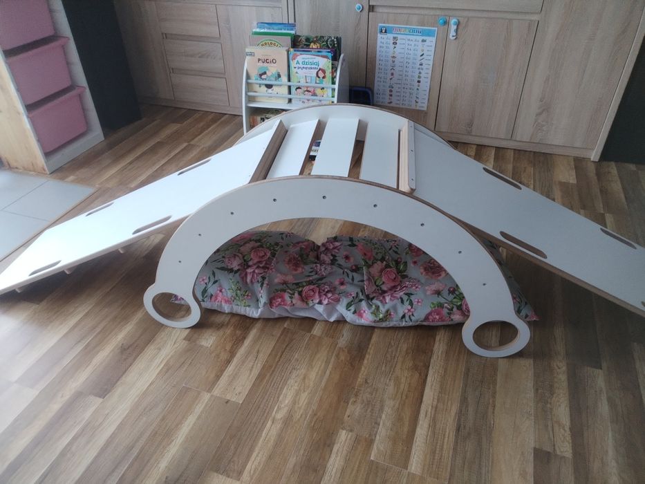 Bujak huśtawka zjeżdżalnia Montessori, 120cm