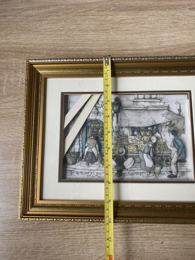 Replika obrazu 3D - Anton Pieck