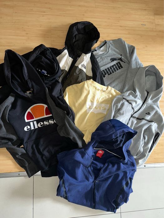 Опт брендових речей puma nike levi’s the northсвитшот зипка бренд одяг