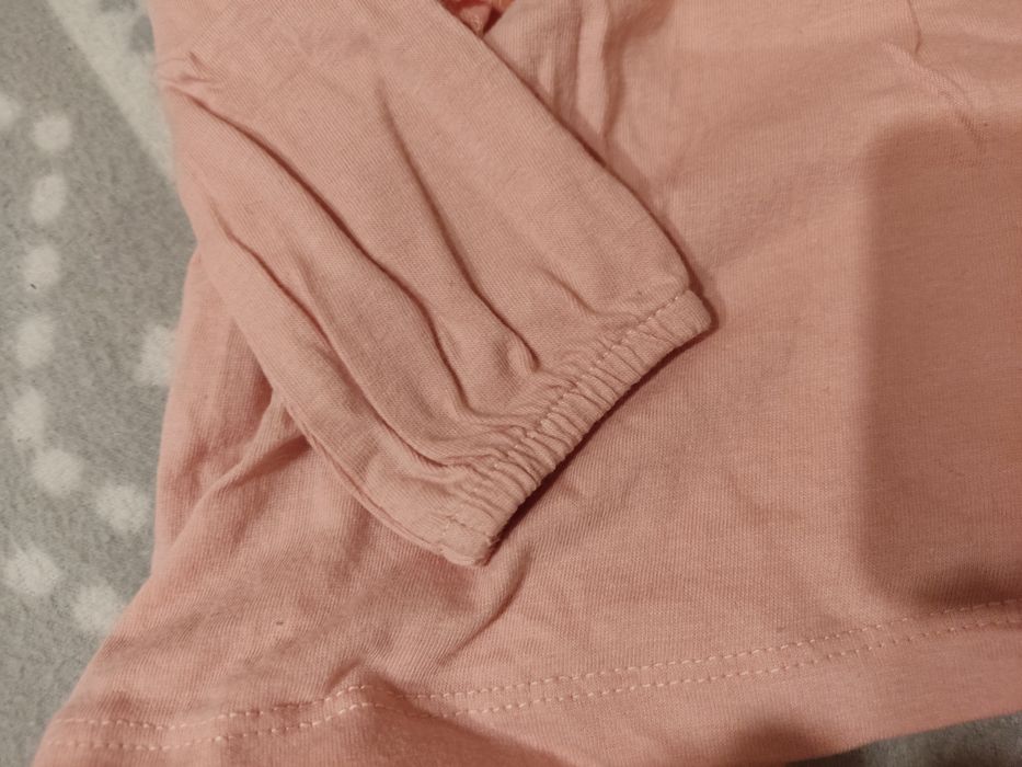 Koszulka bluzka z długim rękawem niemowlęca dziewczęca rozmiar 74