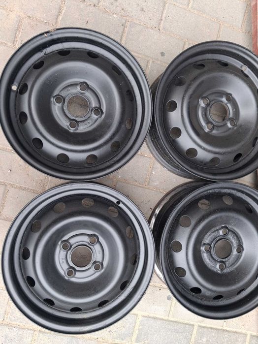 4x felgi stalowe 14 4x100 Kia Rio Picanto Toyota Yaris Hyundai i10 i20
