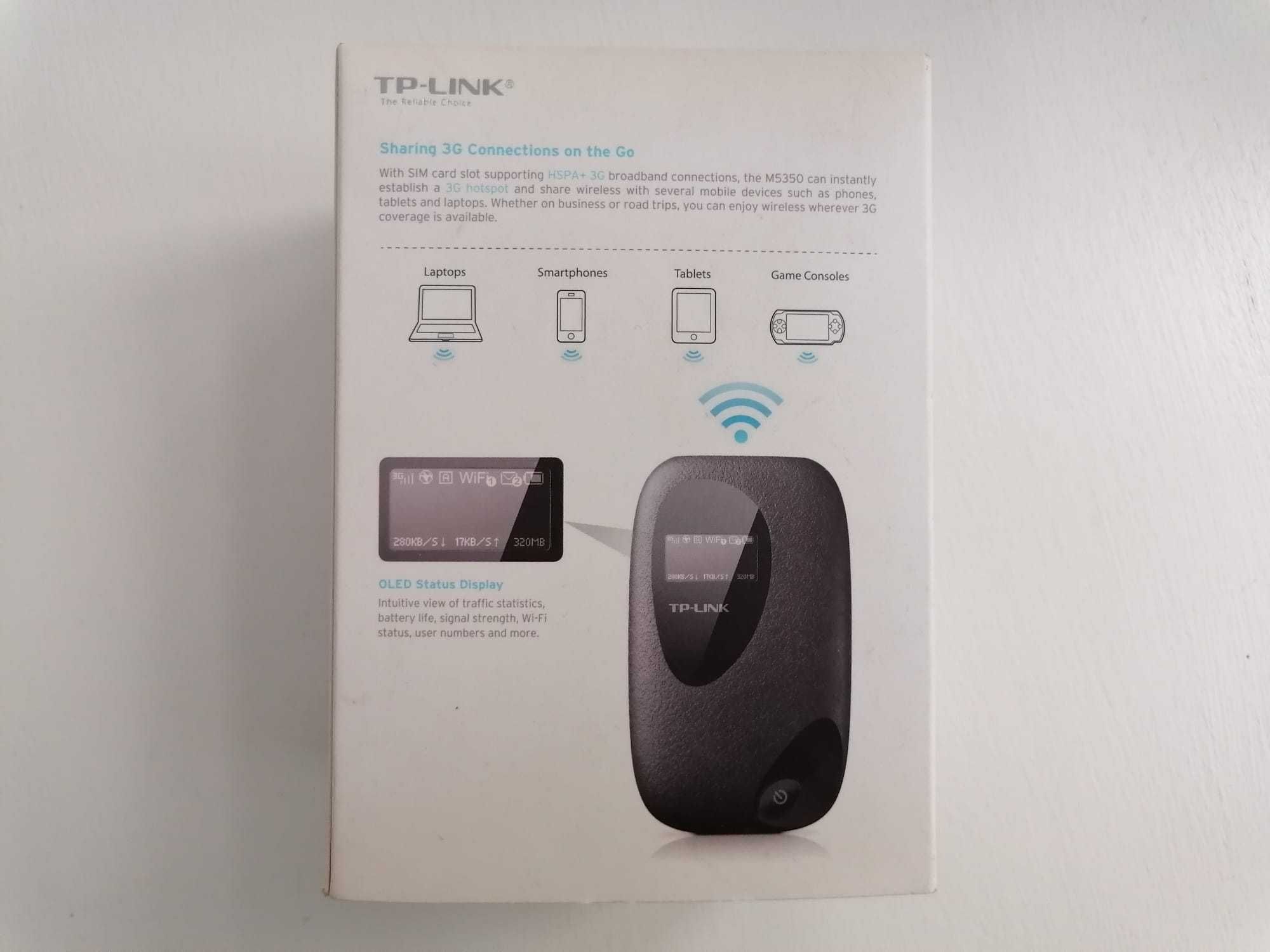 Hotspot 3G mobile WI-FI - TP-Link M5350 - Novo